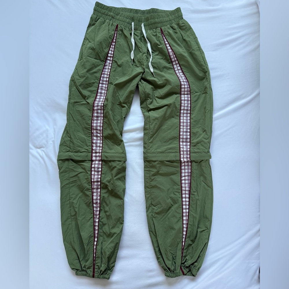 Wish Me Luck Pants with Plaid Accents